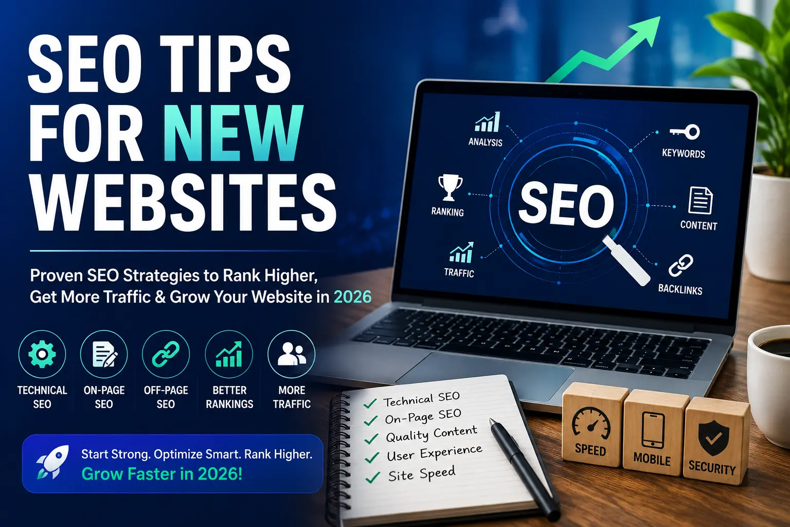 SEO Tips For New Websites in 2026